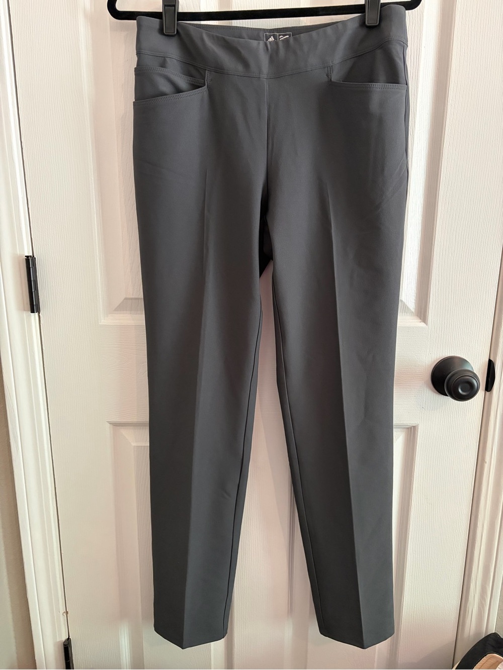 Adidas Women’s Charcoal Gray Stretch Pull On 5 Pocket Golf Pants - Size S